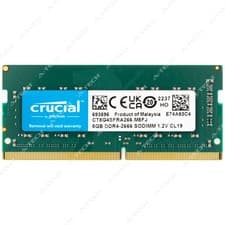 Crucial 8GB DDR4 2666 MHz PC4-21300 SODIMM Laptop Memory RAM (CT8G4SFRA266) x1