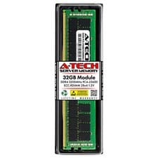 32GB DDR4 PC4-25600R RDIMM (Replacement for Samsung M393A4K40EB3-CWE) Memory RAM