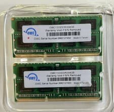 Pair of OWC OWC1333DDR3S4GB RAM chips 8GB (2 x 4GB)