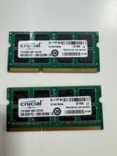 CRUCIAL 4GB RAM MEMORY CT51264BF160B.C16FER2  (SET OF 2)