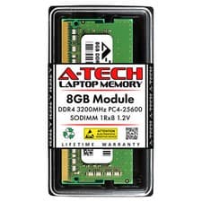 8GB DDR4 PC4-25600 SODIMM (Replacement for Kingston KVR32S22S8/8) Memory RAM