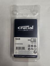 Crucial CT16G4SFD8266 DDR4-2666 SODIMM 16GB Capacity 2666MT/s Speed 1.2V