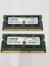 Crucial 8GB Kit (2 x 4GB) DDR3 SODIMM Memory for Mac DDR3L-1066 PC3 8500 