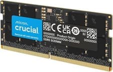 Crucial 32GB (1x32GB) DDR5-5600 SODIMM Laptop Memory RAM 5600MHz