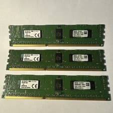 Kingston KVR16R11S8/4 4GB PC3 RAM lot of 3
