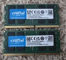 Crucial 64GB DDR4-3200 SODIMM (2x32GB) PC4-25600 Laptop Memory Upgrade Kit