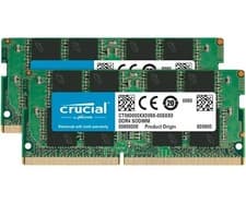 Crucial 64GB (2x32GB) DDR4-3200 PC4-25600 260-Pin SO-DIMM CT2K32G4SFD832A "NEW"