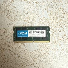 Crucial 16GB DDR4 3200MHz PC4‑25600 SO‑DIMM RAM CT16G4SFRA32A - TESTED