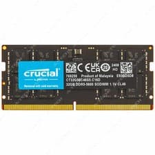 Crucial 32GB DDR5 5600 MHz PC5-44800 2Rx8 SODIMM Laptop Memory RAM CT32G56C46S5