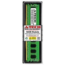 16GB DDR4 PC4-21300 ECC RDIMM Replacement for Kingston KSM26RD8/16HDI Memory RAM