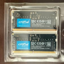 Crucial 16GB DDR5-4800 SO-DIMM RAM (2x8GB) Laptop Memory PC5-38400 -New & Unused