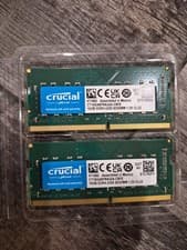 Crucial 32GB DDR4-3200 SODIMM Memory Kit (2x16GB) ct16g4sfra32a