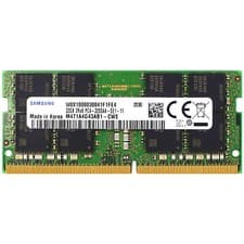 Samsung 32GB DDR4 SODIMM 3200 MHz PC4-25600 Laptop Memory RAM (M471A4G43AB1-CWE)
