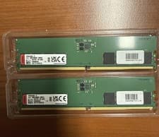 2X Kingston 16GB DDR5 5600MHz CL46 Desktop RAM JEDEC UDIMM Memory KVR56U46BS8-16