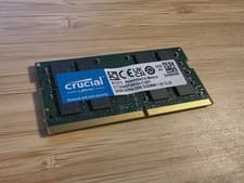 Crucial 64GB Kit (2 x 32GB) DDR4-3200 SODIMM RAM CT2K32G4SFD832A -  Hardly Used