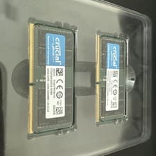 Crucial 64GB (2x32GB) DDR4-3200 SODIMM RAM CT32G4SFD832A