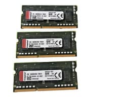 Kingston 6GB (2GBx3) PC3L-12800 KVR16LS11S6/2  RAM