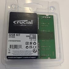 Crucial 32GB KIT 2 x 16GB DDR4 3200MHz PC4-25600 SODIMM Memory CT2K16G4SFRA32A