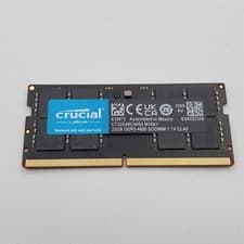 Crucial 32GB DDR5 RAM 4800MHz CL40 SODIMM Laptop Memory Module CT32G48C40S5