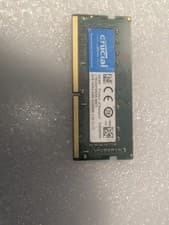 Crucial 8GB DDR4 2400 MHz PC4-19200 SODIMM Laptop Memory RAM 1x (CT8G4SFS824A)