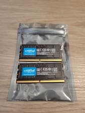 Crucial 64GB DDR5 4800MHz 2x32GB Laptop RAM SODIMM CT32G48C40S5