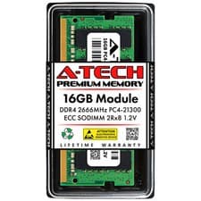 16GB PC4-21300 ECC SODIMM (Replacement for Kingston KSM26SED8/16HD) Memory RAM