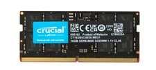 Crucial RAM 16GB DDR5 4800MHz CL40 Laptop Memory CT16G48C40S5