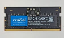 Crucial 8GB DDR5-5600 SO-DIMM RAM (1x8GB) Laptop Memory PC5-44800 -Fully Tested