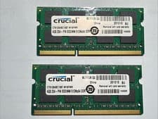 Crucial 4GB 204pin So-Dimm 512Mx64 DDR Laptop Memory CT51264BC1067.M16FMR