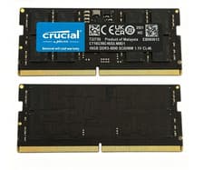 Crucial 16GB (1x16GB) DDR5-5600 262-Pin SODIMM Laptop RAM CT16G56C46S5