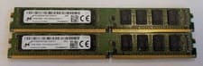 Micron 2 x 16GB PC4-3200AA-E MTA18ADF2G72AZ-3G2E1ZI ECC Unbuffered Memory