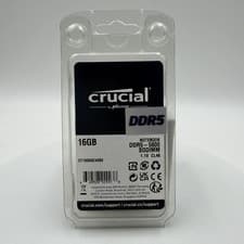 Crucial 16GB (1x16GB) DDR5-5600 SO-DIMM Laptop Memory Modules RAM CT16G56C46S5