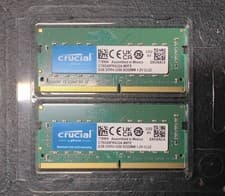 Crucial 16GB (2x8GB) DDR4-3200 SODIMM Laptop RAM CT8G4SFRA32A PC4-25600 CL22