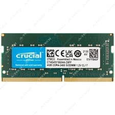 Crucial 4GB DDR4 2400 MHz PC4-19200 1Rx8 SODIMM Laptop Memory RAM (CT4G4SFS824A)