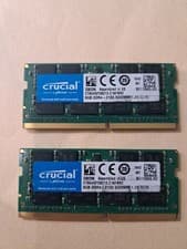 Crucial 16GB (2 x 8GB) PC4-25600 (DDR4-2133 SODIMM) Memory (CT8G4SFD8213)