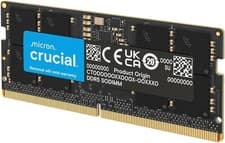 Crucial 32GB DDR5-5600 SODIMM Laptop RAM CT32G56C46S5 CL46 262-Pin