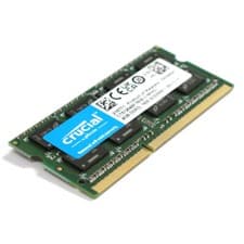 Crucial CT51264BF160B  4GB 1600MHz DDR3L SODIMM PC3L-12800 2RX8 Laptop Memory