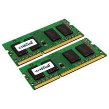 Crucial 8GB Kit 2 x 4GB DDR3 1066 MHz PC3-8500 Sodimm Memory Apple Mac Book  Pro