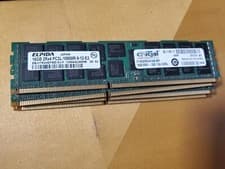 64gb lot 4x Crucial CT16G3ERSLD41339 16GB 2rx4 pc3l-10600r Elpida ebj17rg4efwd