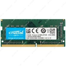 Crucial 8GB DDR4 2666MHz PC4-21300 1Rx8 SODIMM Laptop Memory RAM (CT8G4SFS8266)