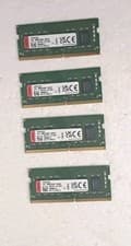 (4X) Kingston ValueRAM KVR32S22S8/8 8GB DDR4 3200MHz Non ECC Memory RAM SODIMM