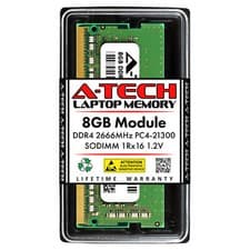 8GB DDR4 PC4-21300 SODIMM (Replacement for Crucial CT8G4SFRA266.C4) Memory RAM