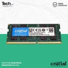 CT16G4SFRA32A Crucial 16GB PC4-25600 DDR4-3200MHz NON-ECC SODIMM Memory