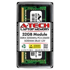 32GB DDR4 PC4-25600 SODIMM (Replacement for Samsung M471A4G43AB1-CWE) Memory RAM