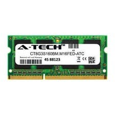 8GB DDR3 PC3-12800 SODIMM Replacement for Crucial CT8G3S160BM.M16FED Memory RAM