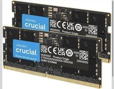 Crucial DDR5 32GB (2x16GB) 5600 MT/s CL46 SO-DIMM CT2K16G56C46S5