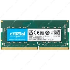 Crucial 8GB DDR4 3200 MHz PC4-25600 SODIMM Laptop Memory RAM (CT8G4SFRA32A) x1
