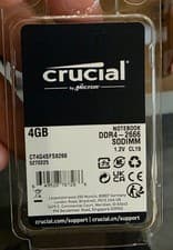 Crucial DDR4 2666 MHz SO-DIMM Memory Module CT4G4SFS8266
