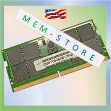 32GB SODIMM DDR5 4800MHz 2Rx8 KVR48S40BD8-32 Compatible Replacement RAM Memory