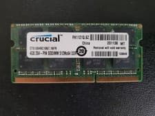 Crucial 4GB 204-PIN SODIMM 512Mx64 DDR  RAM CT51264BC1067.16FR